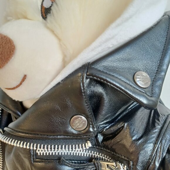 Build A Bear Workshop Harley Davidson Bear Plush Billys Place Biker - Picture 8 of 15
